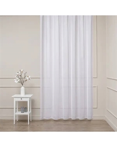 Тюль 1 м/п Leno вуаль 305 см цвет белый Texrepublic