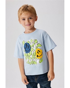 Футболка хлопковая с принтом Acoola