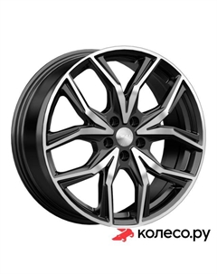 Литой диск Арика 8x19/5*108 D63.35 ET45 Алмаз бархат новый Скад