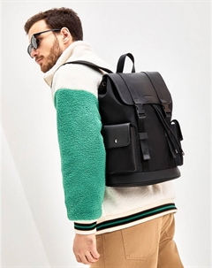 Черный мужской рюкзак Mascotte