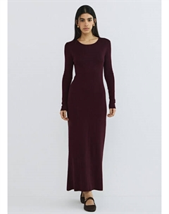 Облегающее вязаное платье, Фиолетовый Ostin