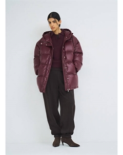 Пуховик с натуральным утеплителем, Фиолетовый Ostin