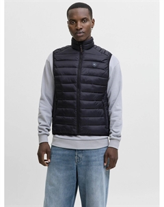 Пуховик-жилет с воротником-стойкой черный Jack & jones