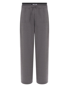 Шерстяные брюки Msgm