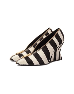 Кожаные туфли Zip Balmain