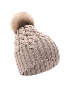 Шерстяная шапка Mona с отделкой из соболя Black sable