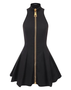 Шерстяное платье Balmain