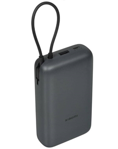 Аккумулятор внешний Xiaomi BHR9740GL 20000mAh (встроенный кабель) GL Dark Gray