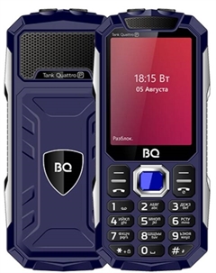 Мобильный телефон BQ 2817 Tank Quattro Power Blue 2.8 ", BT, 0.3MP, SIM: 4, 5000 mAh Bq