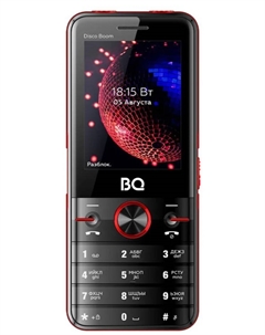 Мобильный телефон BQ 2842 Disco Boom Black+Red 2.8", BT, SIM: 2, 4000 mAh Bq