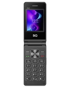 Мобильный телефон BQ 2411 Shell Black 2.4 ", 0.3MP, SIM: 2, 800 mAh Bq