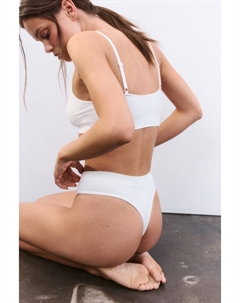 Трусы-стринги бесшовные в рубчик Befree