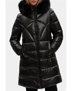 Пуховик с меховой опушкой Geox