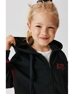 Толстовка хлопковая с капюшоном на молнии Acoola