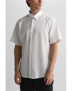 Рубашка из льна и хлопка с коротким рукавом Casual friday
