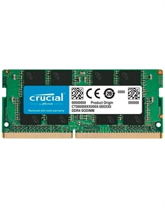 Оперативная память Crucial DDR4 SODIMM 16GB 3200MHz (CT16G4SFS832A)