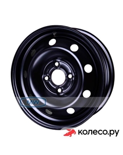 Штампованный диск 14018 AM 5.5x14/4*100 D54.1 ET46 black Magnetto