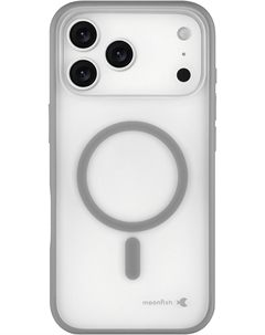 Чехол MagSafe для iPhone 17 Pro Max, серый Moonfish