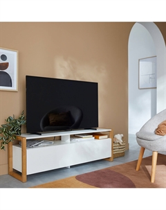 ТВ-тумба с откидной крышкой Compo белый La redoute interieurs