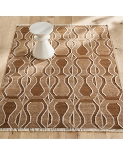 Шерстяной ковер ручной работы Kalah каштановый Am.pm.