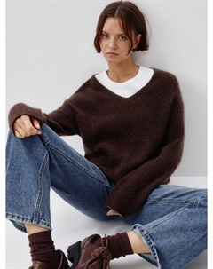 Вязаный джемпер из смесовой шерсти Sela