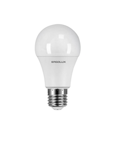Лампа светодиодная LED-A60-11W-E27-3K ЛОН 11Вт Е27 3000К 220-240В, ПРОМО (14458) Ergolux