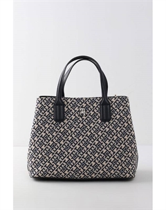 Сумка сэтчел с монограммой логотипа TH Jacquard Tommy hilfiger