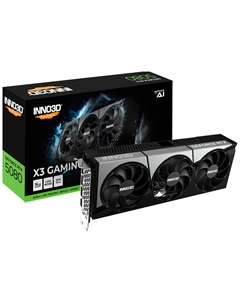 Видеокарта INNO3D GeForce RTX 5080 X3 GAMING OC 16GB (G50803-16D7X-17603930) Inno3d