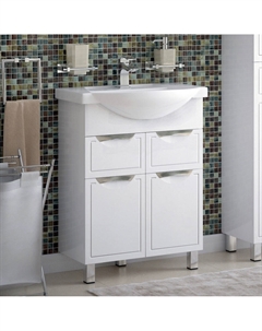 Тумба с раковиной Монро Z2 65 белая Corozo