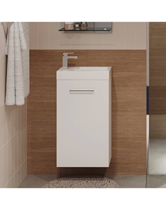 Тумба с раковиной Ноктюрн 40П белый глянец 1marka