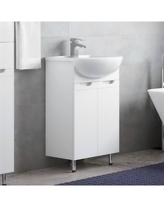 Тумба под раковину без столешницы Лея 50 белая Corozo