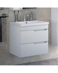 Тумба под раковину без столешницы Теона Z2 60 подвесная, белая Corozo