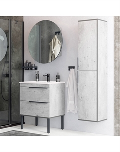 Мебель для ванной комнаты Грэмми Z2 65 метрополитен грей Corozo