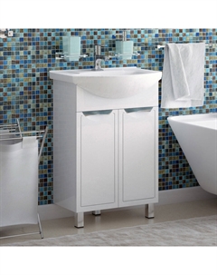 Тумба под раковину без столешницы Монро 50 белая Corozo