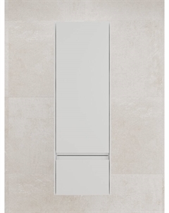 Пенал в ванную комнату ЛИМА 36, подвесной, 1 ящик, PLUS, эмаль, белый матовый Style line