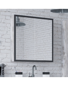 Зеркало-шкаф Айрон 60 черный, антик Corozo