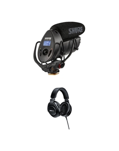 Микрофон-пушка Shure VP83F LensHopper со встроенным аудиорекордером и наушниками