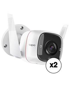 Уличная сетевая камера безопасности TP-Link Tapo C310 3 МП с Wi-Fi и ночным видением (2 шт.) Tp-link