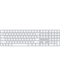 Клавиатура Apple Magic Keyboard с Touch ID и цифровой панелью (USB-C, белые клавиши)
