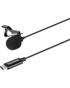 Всенаправленный петличный микрофон Saramonic LavMicro U3A с разъемом USB Type-C для устройств Android (кабель 6,5 футов)