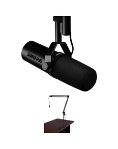 Динамический вокальный микрофон Shure SM7dB и комплект вещательного микрофона