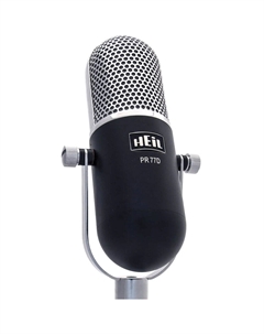 Динамический микрофон Heil Sound PR 77D с большой диафрагмой (черный корпус) Heil sound