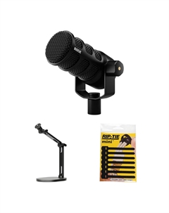 Комплект микрофонов RODE PodMic USB и XLR с настольным студийным штативом DS2 Rode