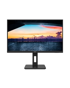 Монитор AOC U27P10, 27", 3840x2160, 60 Гц, IPS, чёрный Aoc