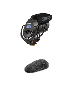 Микрофон-пушка Shure VP83F LensHopper со встроенным аудиорекордером и комплектом ветрозащиты