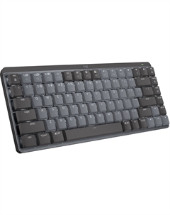 Беспроводная клавиатура Logitech MX Mechanical Mini (серая, с щелчками)