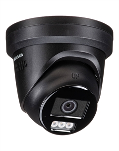 Уличная сетевая камера Hikvision ColorVu DS-2CD2347G2-LSU/SL 4 МП с башенным объективом 2,8 мм (черная)