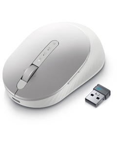 Беспроводная перезаряжаемая мышь Dell MS7421W (платиново-серебристая)