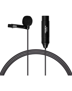 Кардиоидный петличный микрофон Comica Audio CVM-V02C с разъемом XLR (кабель длиной 6 футов) Comica audio