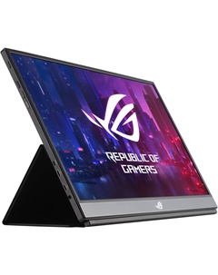 Портативный игровой монитор ASUS Republic of Gamers Strix XG17AHPE с диагональю 17,3 дюйма, соотношением сторон 16:9 и частотой обновления 240 Гц, матрицей IPS и адаптивной синхронизацией Asus